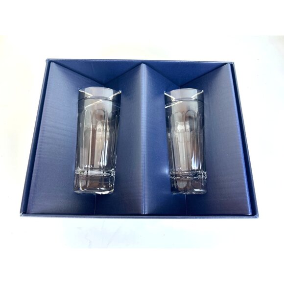 Ralph Lauren Coraline Crystal Tall Highball Glass Set of 2 New in Box - Picture 5 of 7